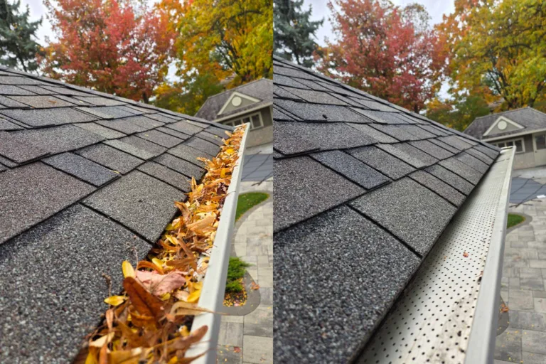 safety for cleaning gutters